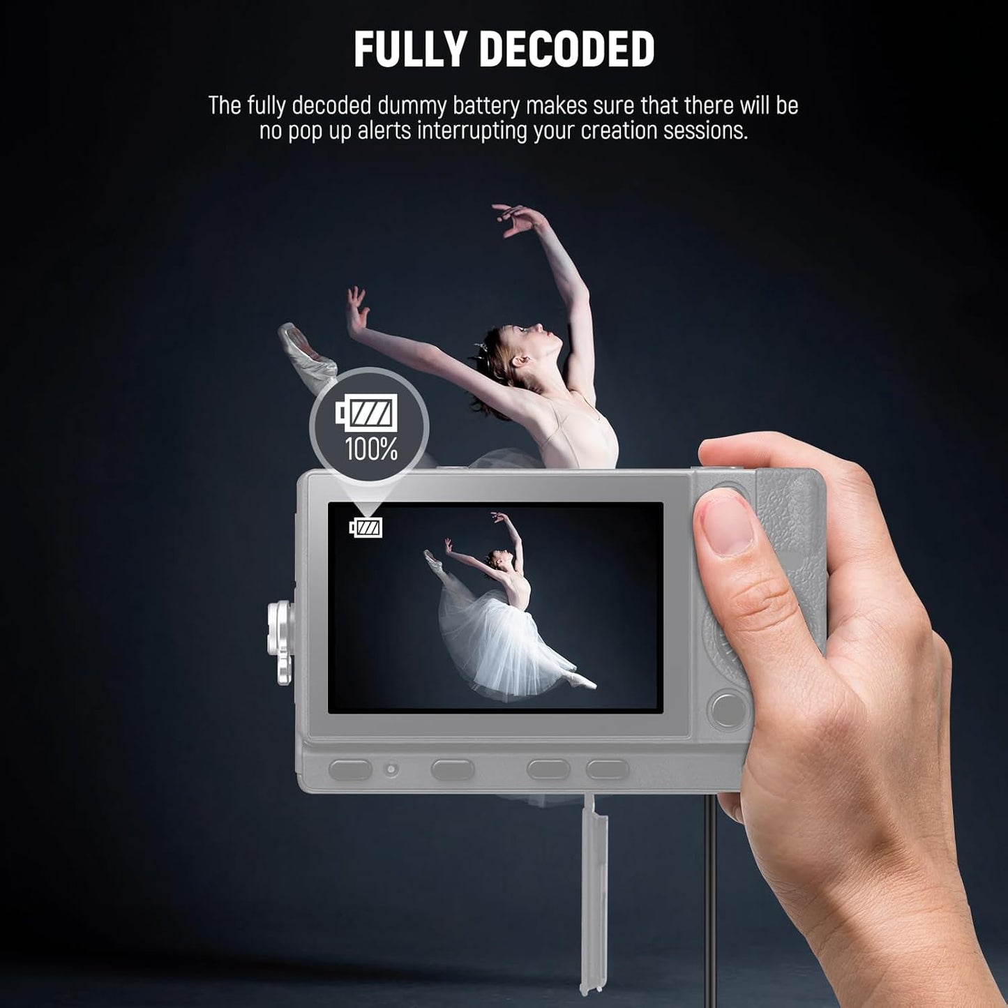 Neewer 10104300 D-Tap to DMW-BLC12 Dummy Battery