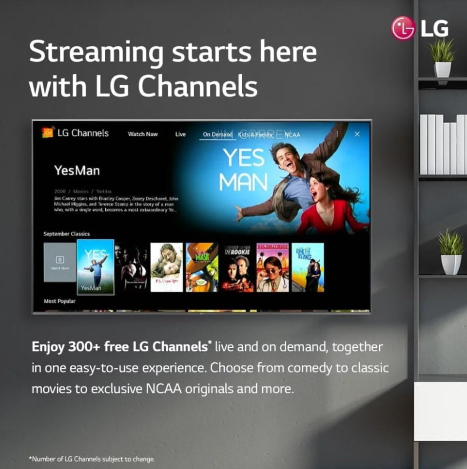 LG 2018 50UQ7070Z 50-Inch 4K UHD Smart LED TV Renewed