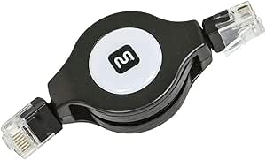 Monoprice 110962 Cat5e Retractable Ethernet Patch Cable 3.5ft