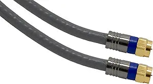 GE 87665 Ultra Pro 6ft RG6 Quad Shield Coax Cable