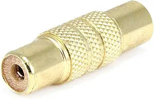 Monoprice 107179 Gold Plated RCA Coupler Adapter — main product image