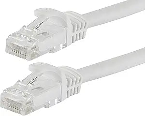 Monoprice 111306 Flexboot Cat5e Ethernet Cable 2ft White