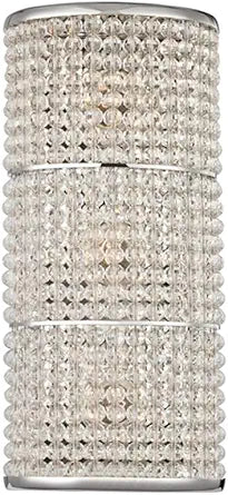 Misc 15 Inch Polished Nickel Wall Sconce