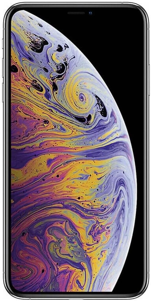 Apple A1921 iPhone XS Max 64GB Silver - Unlocked (Renewed)