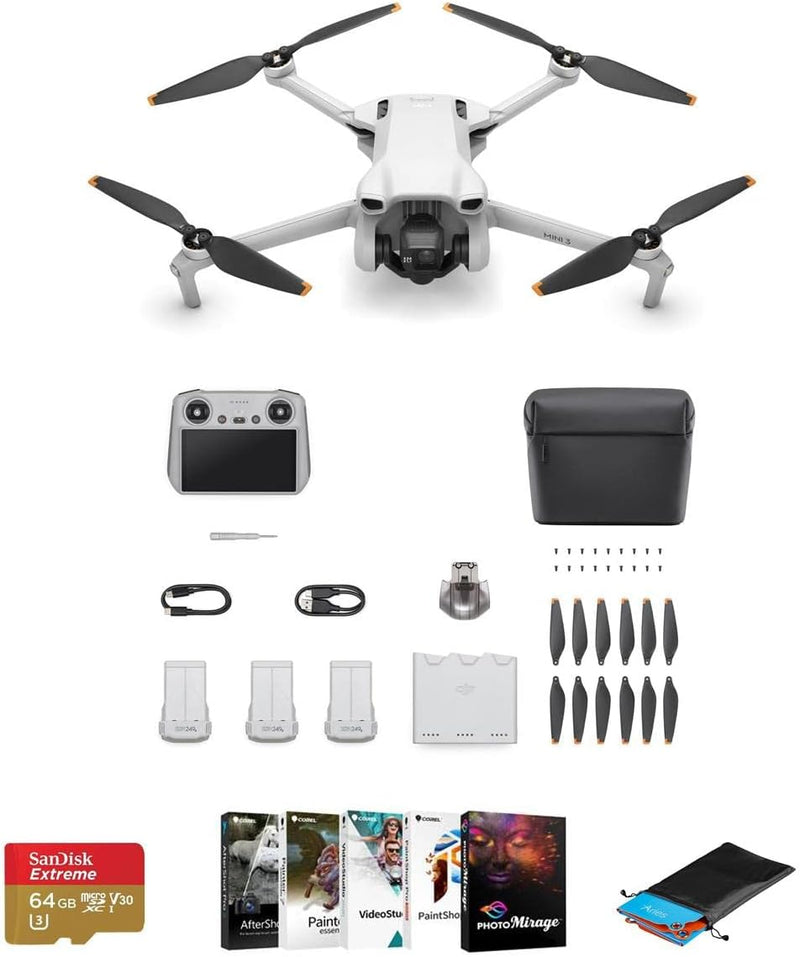 DJI Mini 3 Drone Fly More Combo RC Controller — main product image