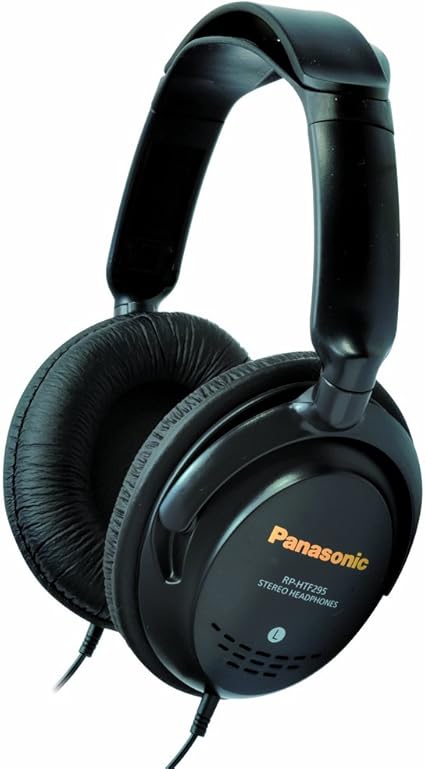 Panasonic RP-HTF295-K Over-Ear Stereo Monitor Headphones