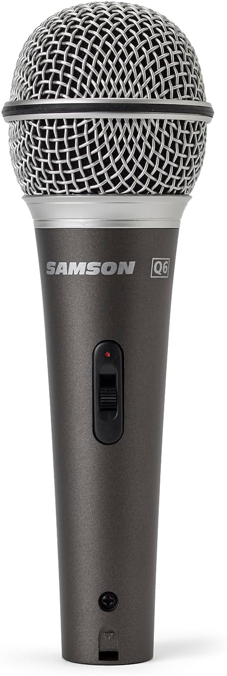 Samson Q6 Dynamic Supercardioid Handheld Microphone Vocal