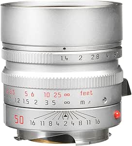 Leica 11892 50mm f/1.4 Summilux-M Aspherical Silver Lens