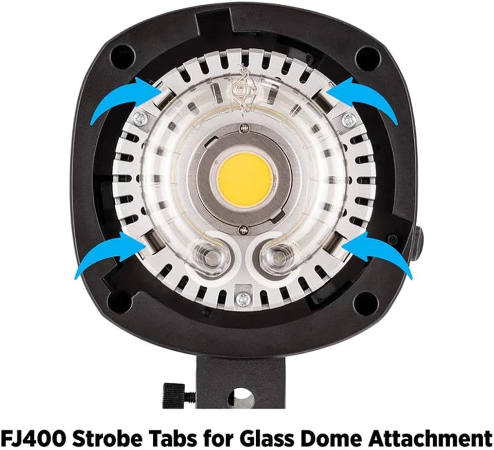 Westcott Glass Diffusion Dome for FJ400 Strobe