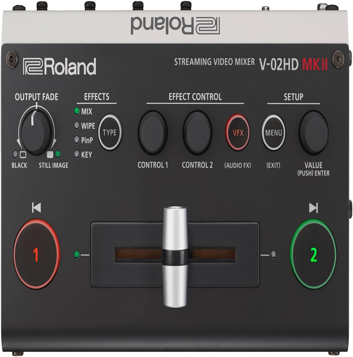 Roland V-02HD MK II Streaming Video Mixer Two-Camera Solution
