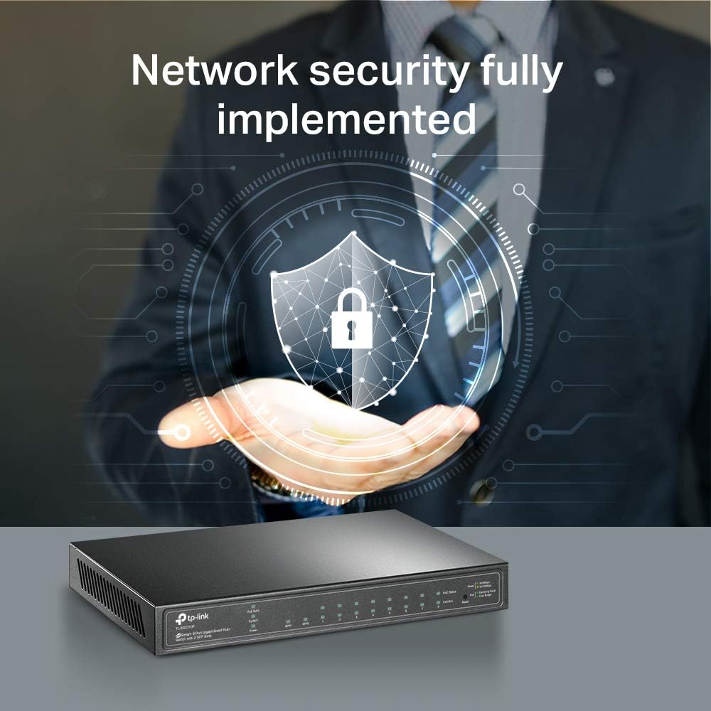 TP-Link TL-SG2210P 8-Port Gigabit Smart Managed PoE Switch
