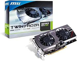 MSI N660 TF 2GD5 GeForce GTX 660 Graphics Card — main product image