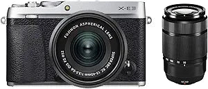 Fujifilm 4006837 X-E3 Mirrorless Camera Lens Kit Silver