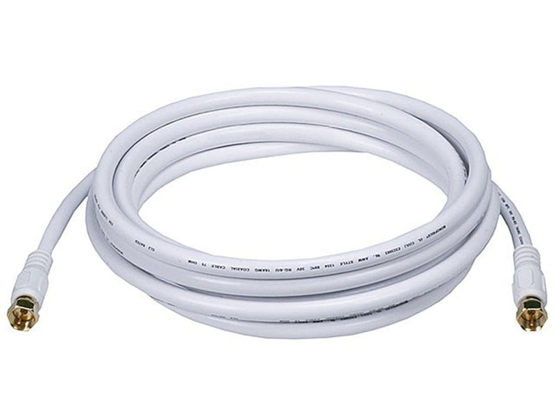 Monoprice 106315 10ft RG6 Quad Shield Coaxial Cable — main product image