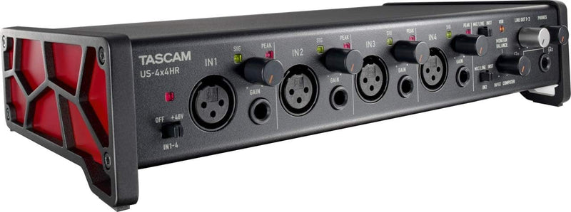 Tascam US-4x4HR USB Audio Interface - High Resolution 4x4 for Recording — main product image