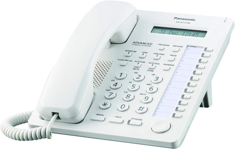 Panasonic KX-AT7730 Corded Business Telephone - White — main product image