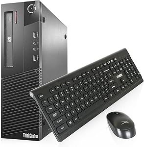 Lenovo M93p SFF i7-4790 Desktop Fast WiFi Renewed