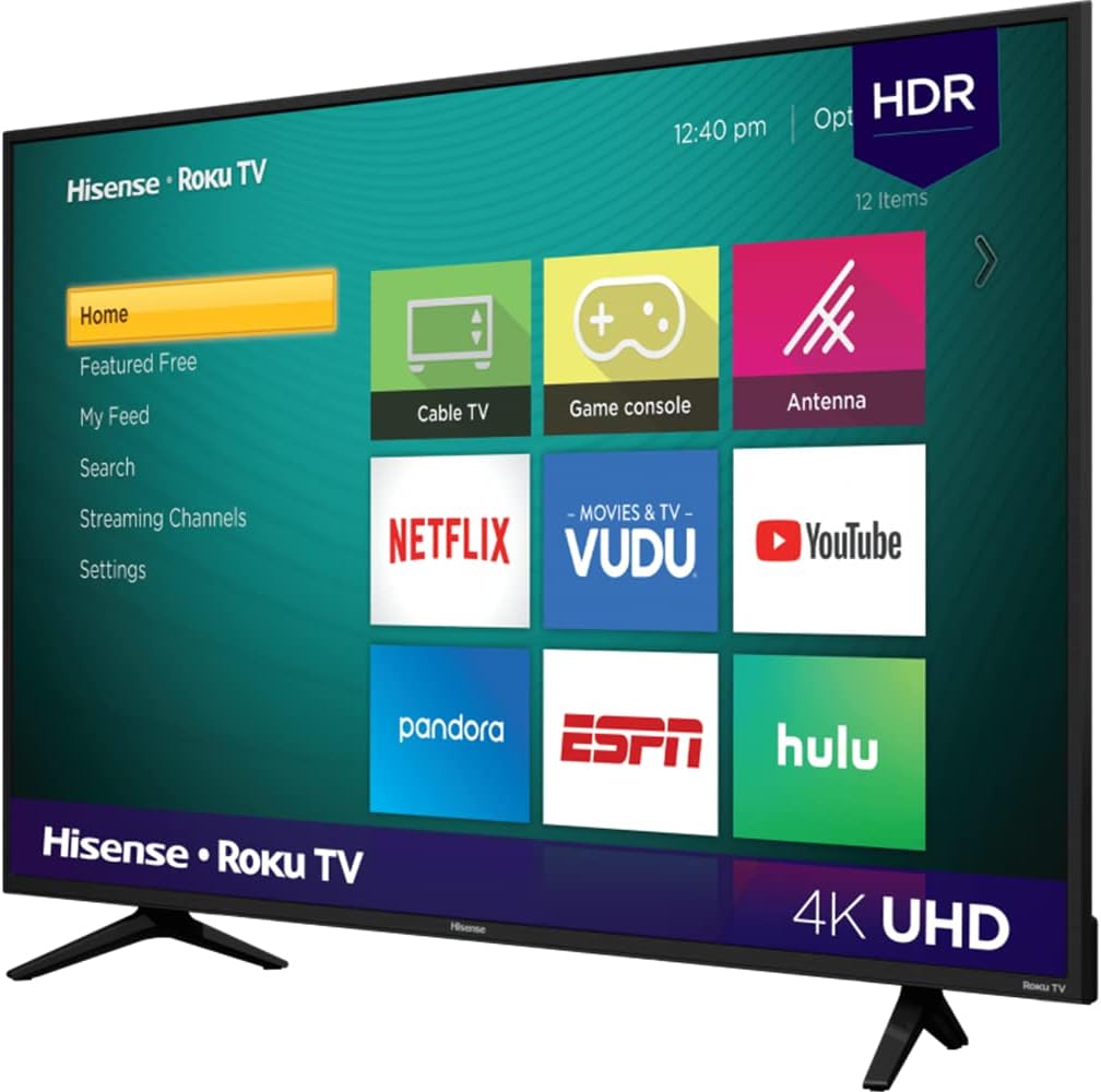 Hisense 50R6040E 50-Inch 4K UHD HDR ROKU Smart TV