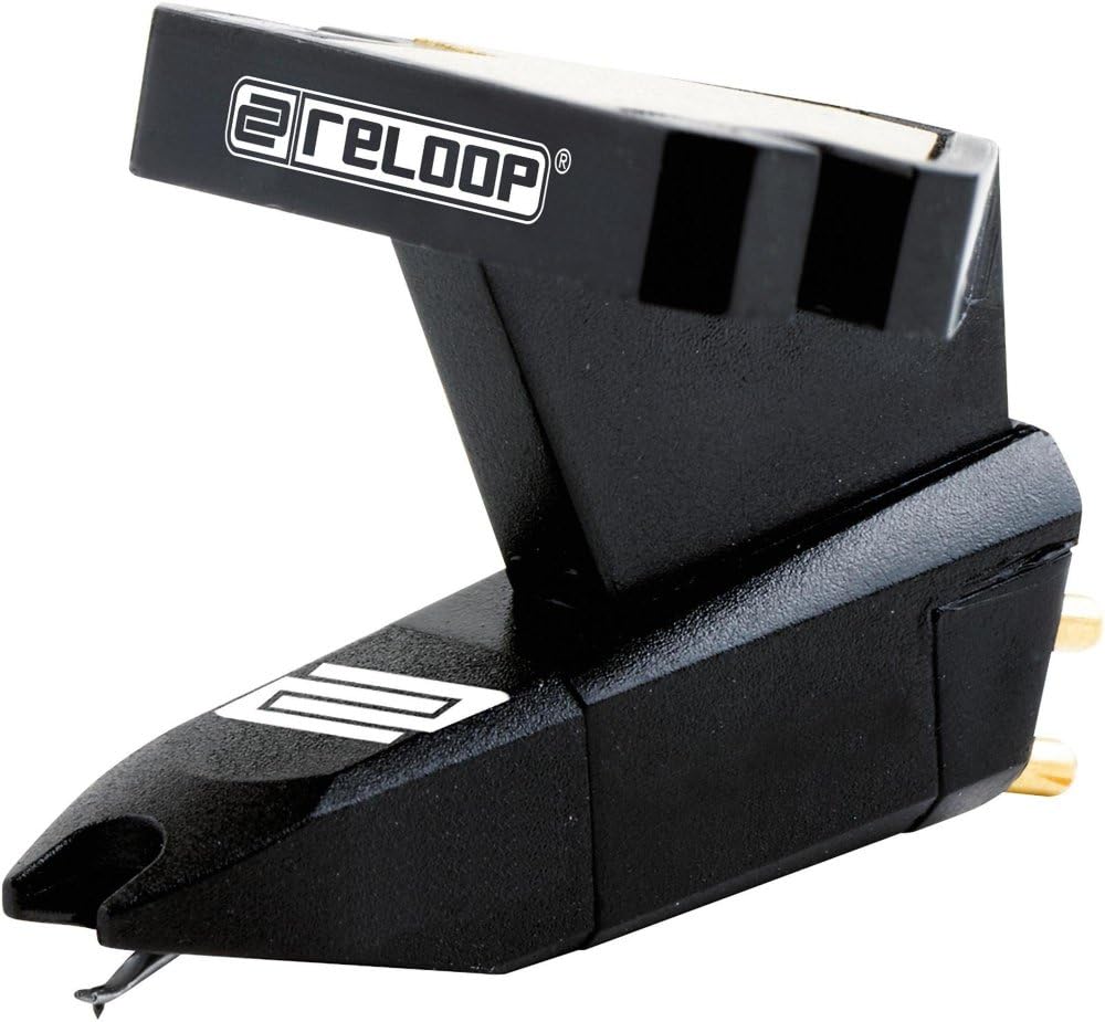 Reloop AMS-OM-BLACK OM Black Turntable Cartridge - Headshell Mount