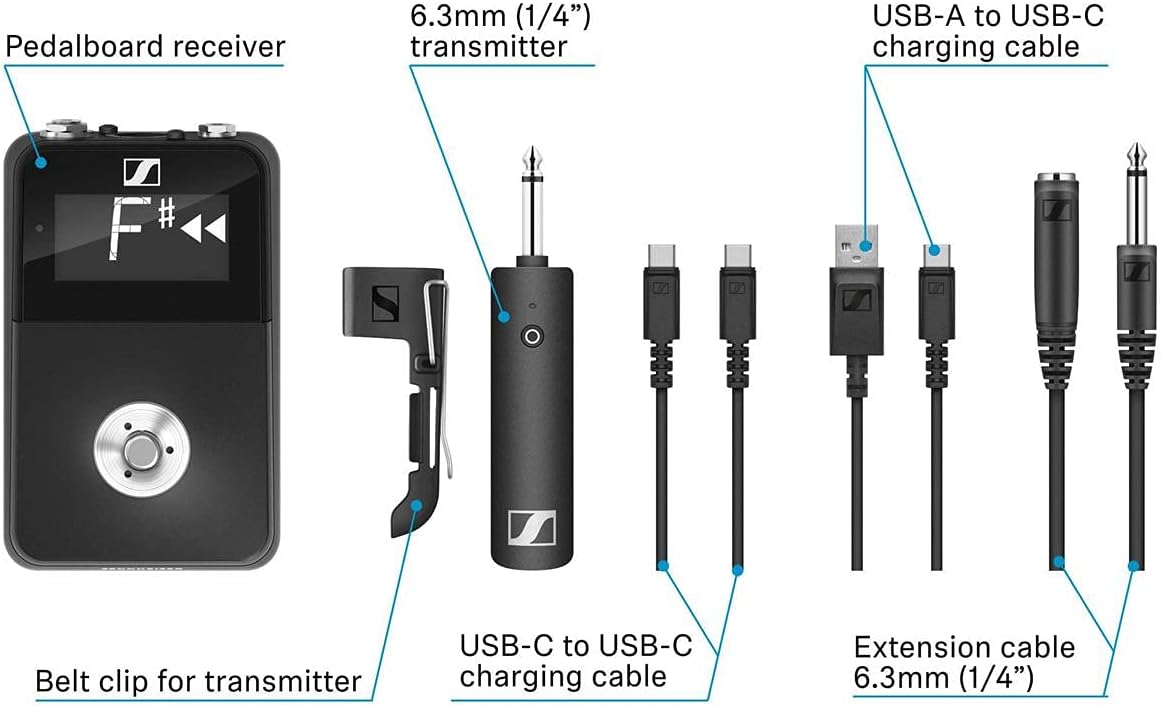 Sennheiser 508486 XSW-D Pedalboard Wireless System