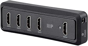 Monoprice 4K Mini 1x4 HDMI Splitter 10.2 Gbps