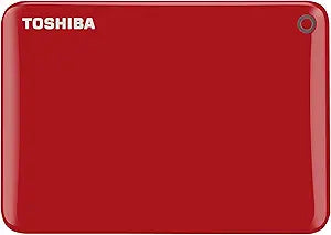 Toshiba HDTC805ER3AA Canvio Connect II 500GB USB 3.0 Red — main product image
