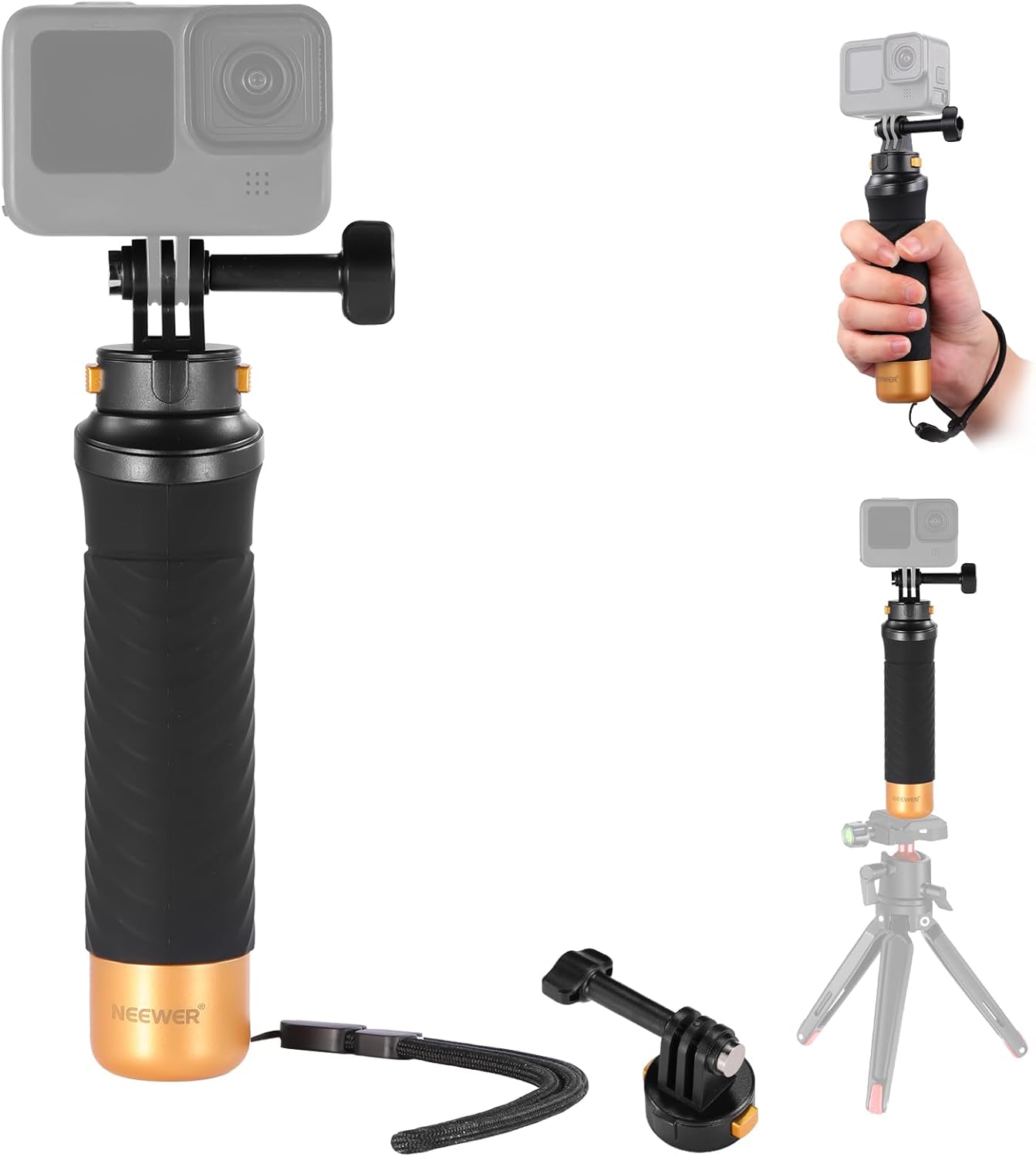 Neewer 10104192 Floating Hand Grip Action Camera