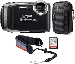 Fujifilm FinePix XP130 16MP Waterproof Digital Camera Bundle