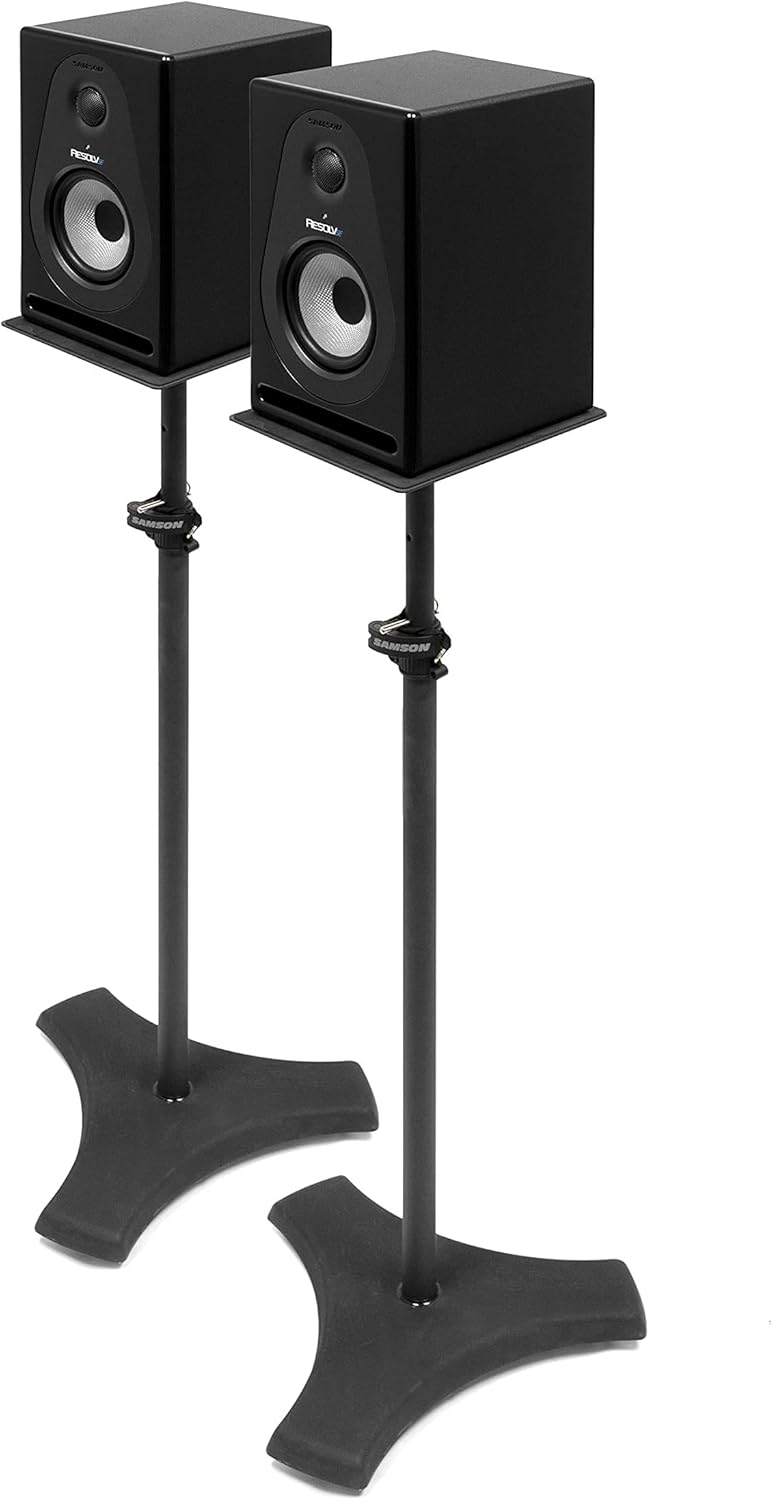 Samson MS300 Studio Monitor Stands - Pair - Adjustable Height