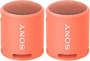 Sony E2SNSRSXB13P Extra Bass Bluetooth Speaker Coral Pink 2-Pack