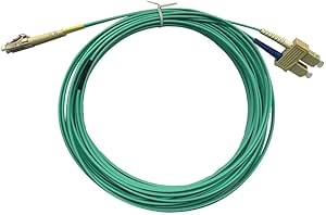 Monoprice 141706 OM4 Fiber Optic Cable 3m LC/SC 10GB