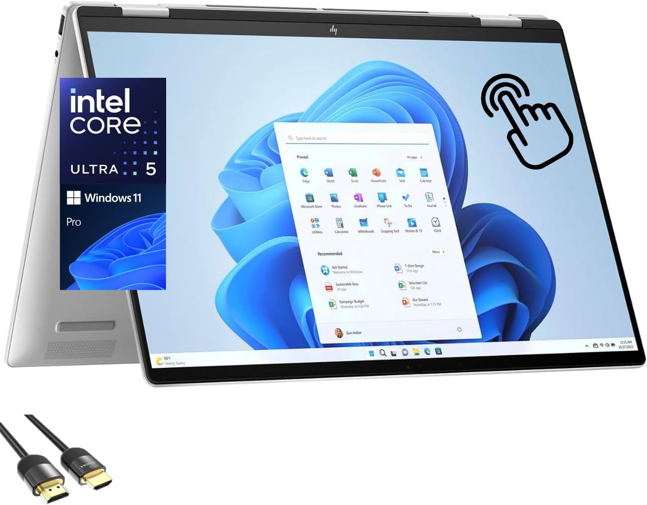 HP 16-ac Envy 2-in-1 Touchscreen Laptop Ultra 5 16GB 512GB SSD