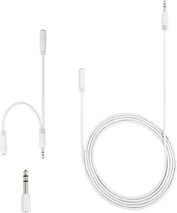 GE 34509 Headphone Adapter Kit with Extension & Splitter