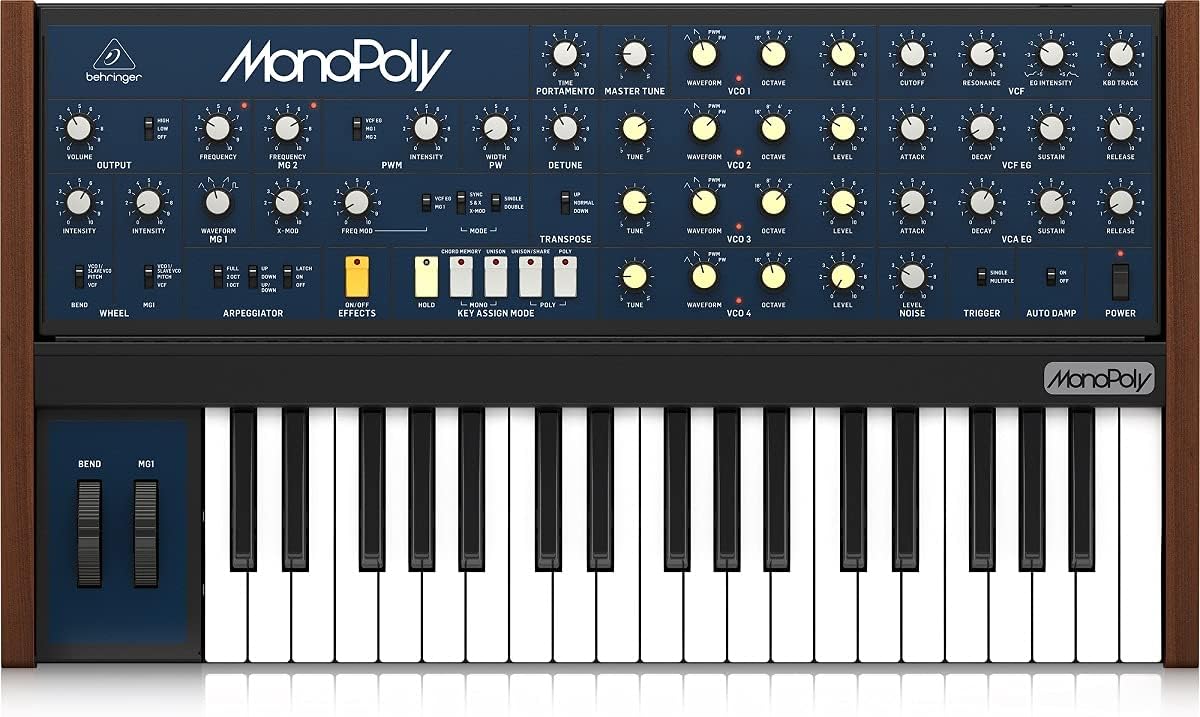Behringer MONOPOLY Analog Synth 37-Key Polyphonic