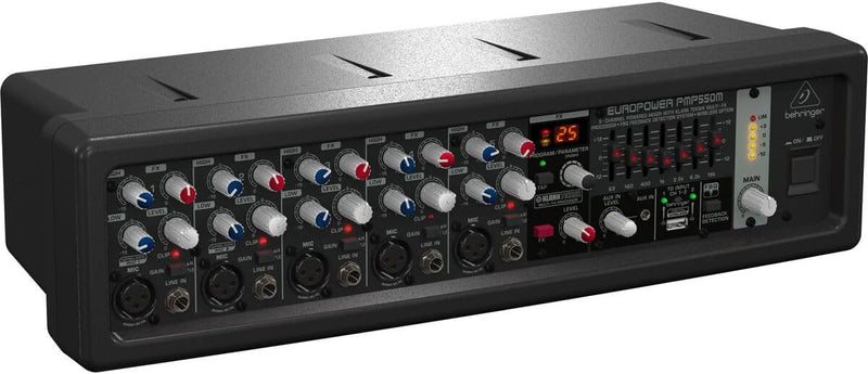 Behringer PMP550M Europower 500W 5-Channel Powered Mixer — main product image