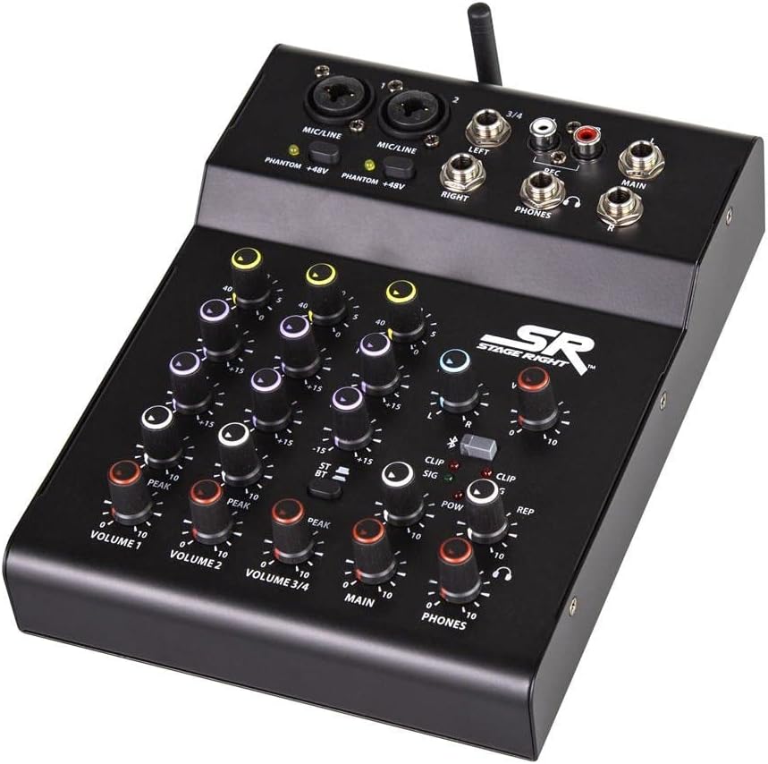 Monoprice 625910 4-Channel Powered Mixer