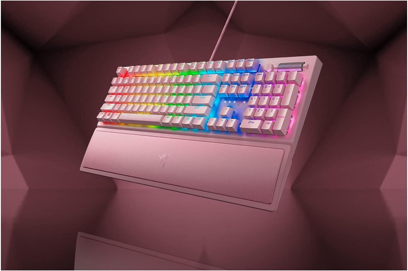 Razer Blackwidow V3 Renewed Gaming Keyboard: Green Switch