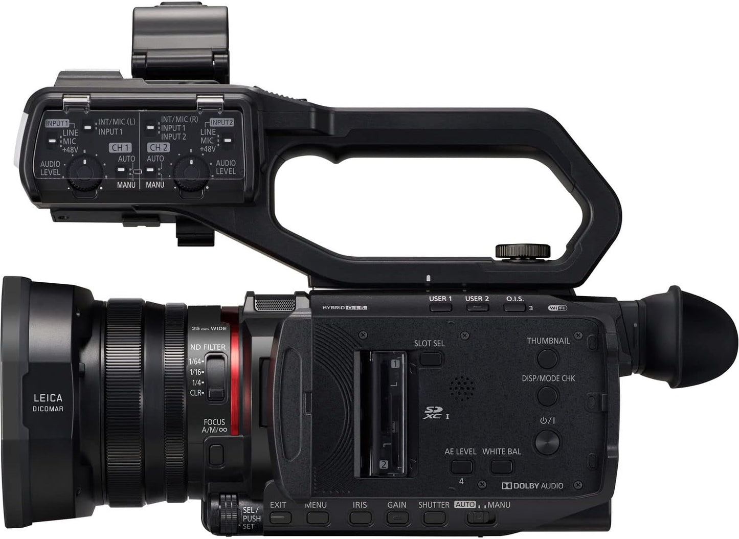 Panasonic HC-X2000 4K Camcorder 24x Zoom Kit Renewed
