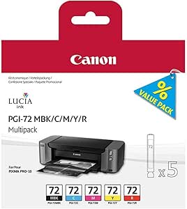Canon 6402B009 PGI-72 Multi Pack Ink Cartridge