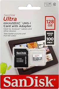 SanDisk Ultra 128GB MicroSDXC UHS-I Memory Card — main product image