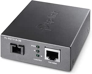 TP-Link TL-FC111A-20 10/100Mbps Fiber Media Converter 20km