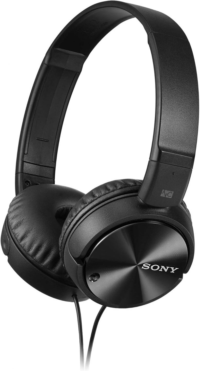 Sony ZX110NC Noise Cancelling Headphones with Case Bundle