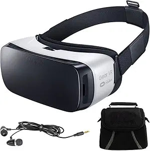 Samsung Gear VR Headset with Earbuds and Bag