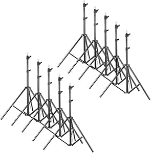 Neewer 90090076 10-Pack 6 ft Photography Light Stands — main product image