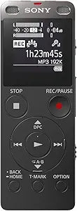 Sony 558P977 ICD-UX560 Digital Voice Recorder - Black — main product image