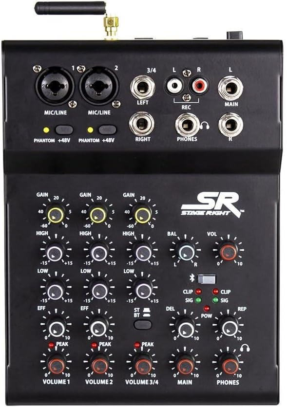 Monoprice 625910 4-Channel Powered Mixer