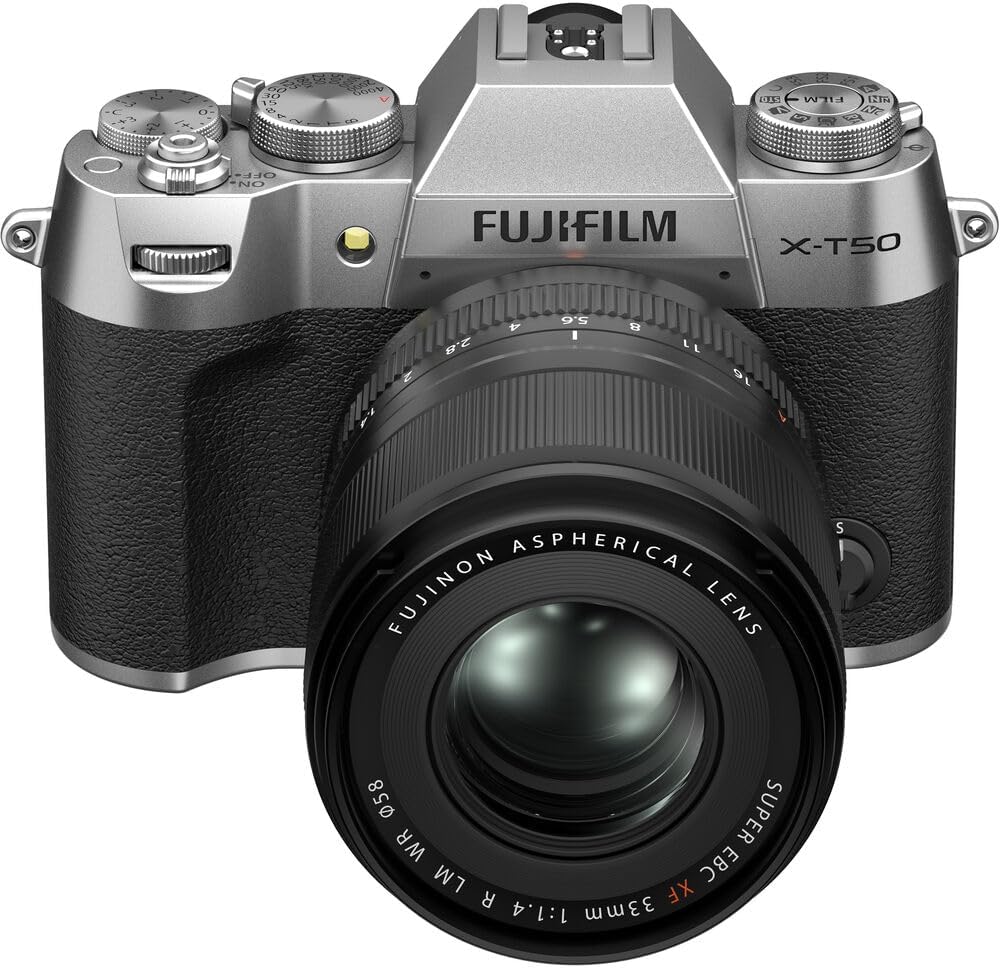 Fujifilm X-T50 Mirrorless Camera Body Silver Bundle