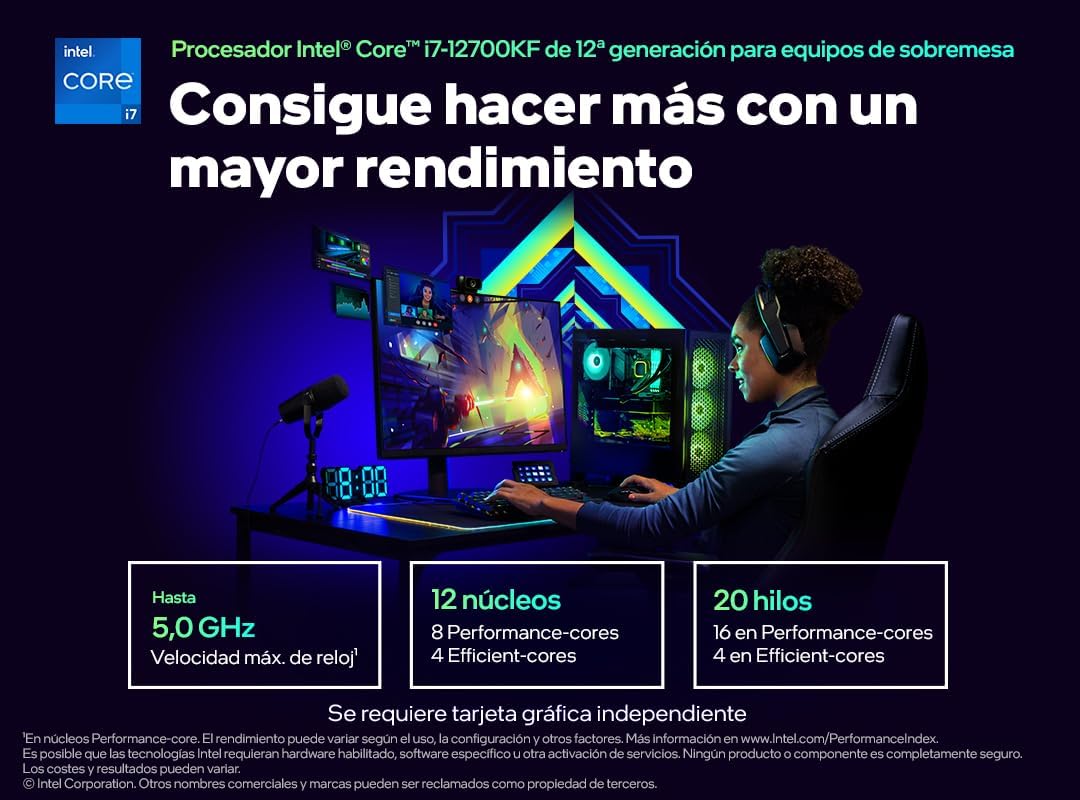 Intel BX8071512700KF Core i7-12700KF Unlocked CPU