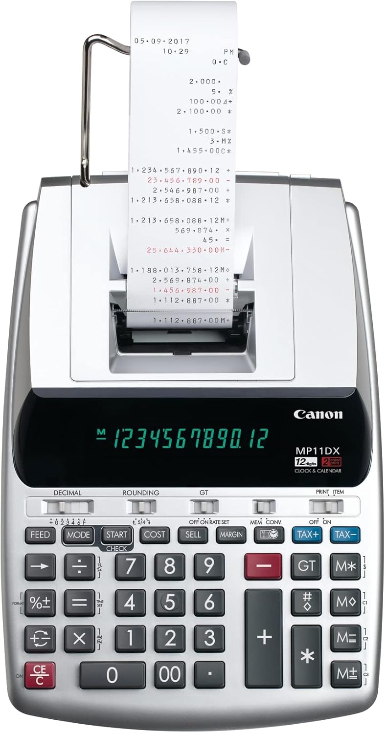 Canon 2198C001 MP11DX-2 Desktop Printing Calculator