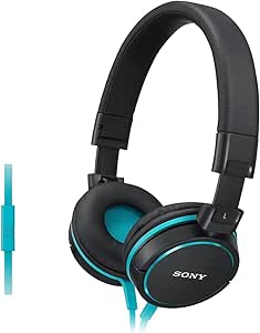 Sony MDRZX610APL.CE7 Blue Noise Isolating Smartphone Headphones